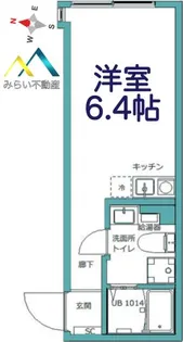 BASE三ツ沢下町【3階】の間取り