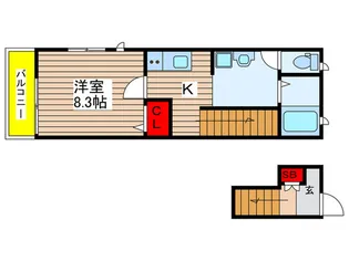 エポックII【2階】の間取り