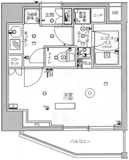 スカイコートヒルズ北新宿【5階】の間取り