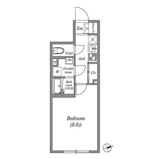 ルネサンスコート蒲田【4階】の間取り
