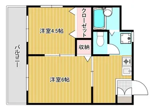 ロイヤルM【4階】の間取り