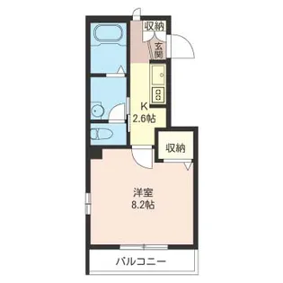 メイプルコートI【1階】の間取り