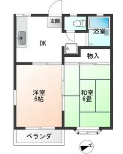 レジデンスK・K【2階】の間取り