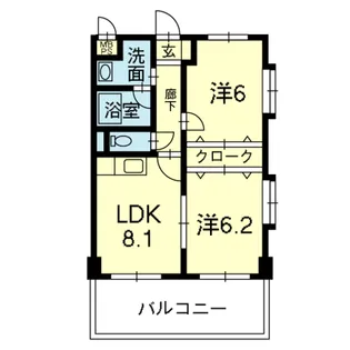 シャトル Arita【2階】の間取り