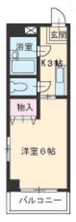 メゾン・ド・星ヶ丘セーヌ【6階】の間取り