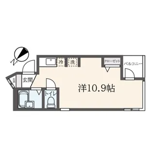 アーバンコート雪谷【3階】の間取り