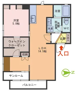 メゾンメルベーユC・D【2階】の間取り