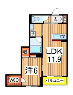 グランディヴィラ柏の葉キャンパス【2階】の間取り