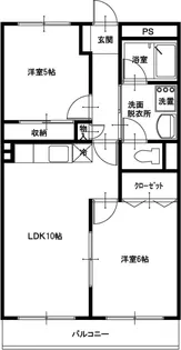 志幸42 シャンソン【3階】の間取り