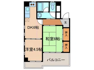 エスト本陣【1階】の間取り