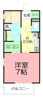 With湘南 A【1階】の間取り