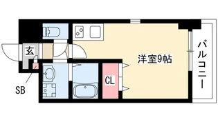 アレーヌコート金山【3階】の間取り
