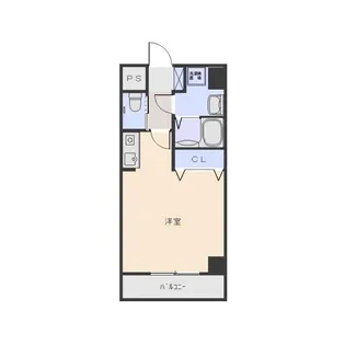 ベルメゾン三宅【5階】の間取り
