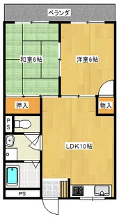 コンフォールI【2階】の間取り