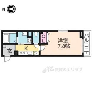 コーポエル【2階】の間取り