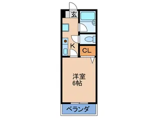 ボヌ-ル加島【2階】の間取り