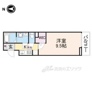 イースト・ヒル【3階】の間取り