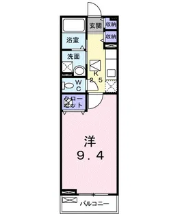 カルムC【1階】の間取り