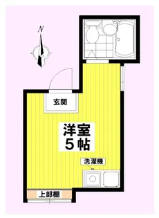 スタジオパークサイド【1階】の間取り