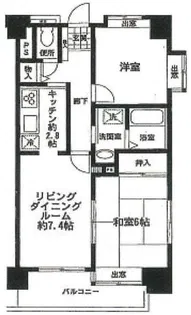 サンレイ浅草【7階】の間取り