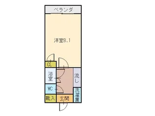 サンピュア坪井【3階】の間取り