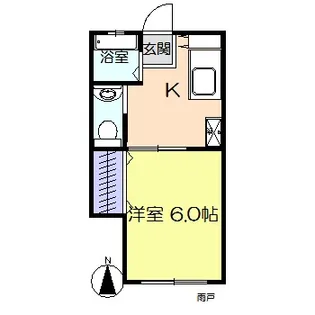 酒井ハイツ【1階】の間取り