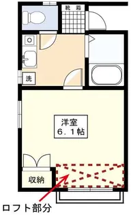 平岡ハイツ【2階】の間取り