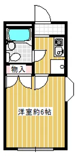 シャトウ我孫子【2階】の間取り