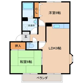 リヴェールC【2階】の間取り