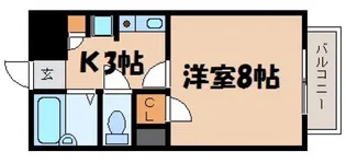 1Kの間取り画像