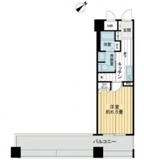 ジェイシティミライエ大手町【5階】の間取り