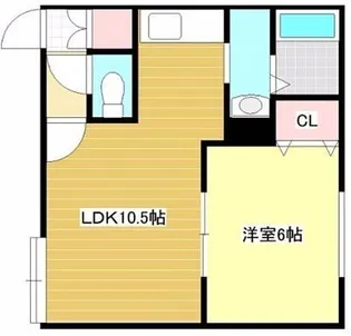 ヌーヴォプエンテ【2階】の間取り