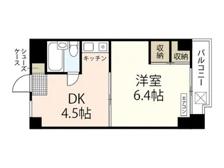クレスト草津【3階】の間取り