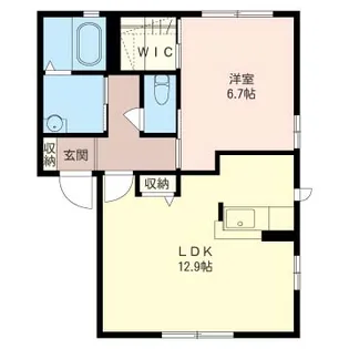 ルミエール【1階】の間取り