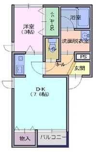 グリーンビューイバラギ【2階】の間取り