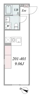 trias358【3階】の間取り