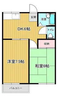 清明マンション【2階】の間取り