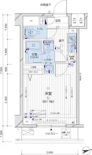 メインステージ府中中河原駅前【2階】の間取り