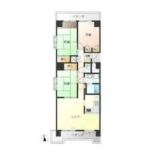 3LDKの間取り画像
