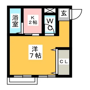 ドームマンション【1階】の間取り