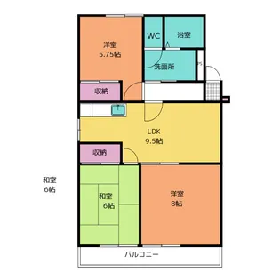 浜野マンション2【2階】の間取り