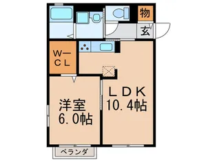 Clara【1階】の間取り
