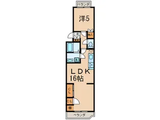 テラスフロ-ラIII【1階】の間取り