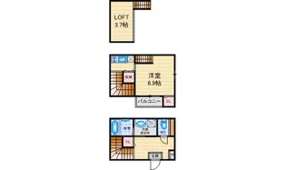 ハーモニーテラス江向町の間取り