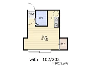 with【2階】の間取り