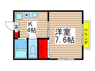 サン・イ-スト【2階】の間取り