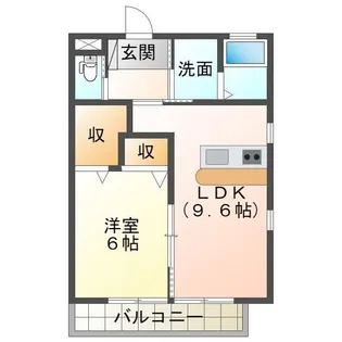 ドルフI【2階】の間取り