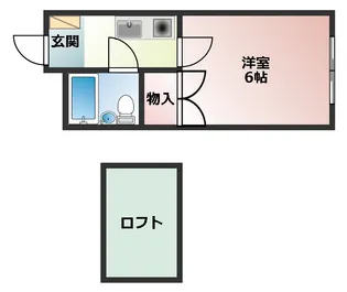 兵庫県明石市魚住町錦が丘4【アパート】の間取り