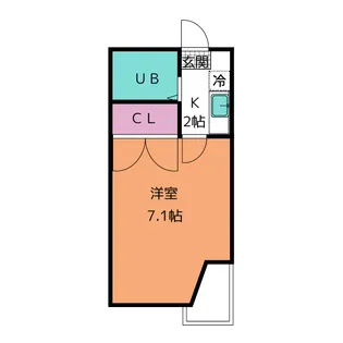 ラフィーヌ旭ヶ丘【4階】の間取り
