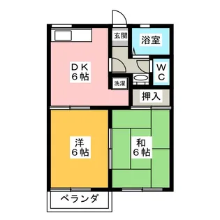 メゾンブローニュ 5【1階】の間取り